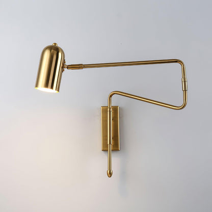 Arley Swing Arm Hardwired Reading Wall Lamp