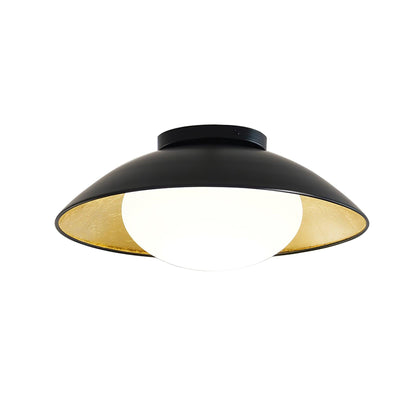 Ombrelle Gold Leaf Dome Ceiling and Wall Light