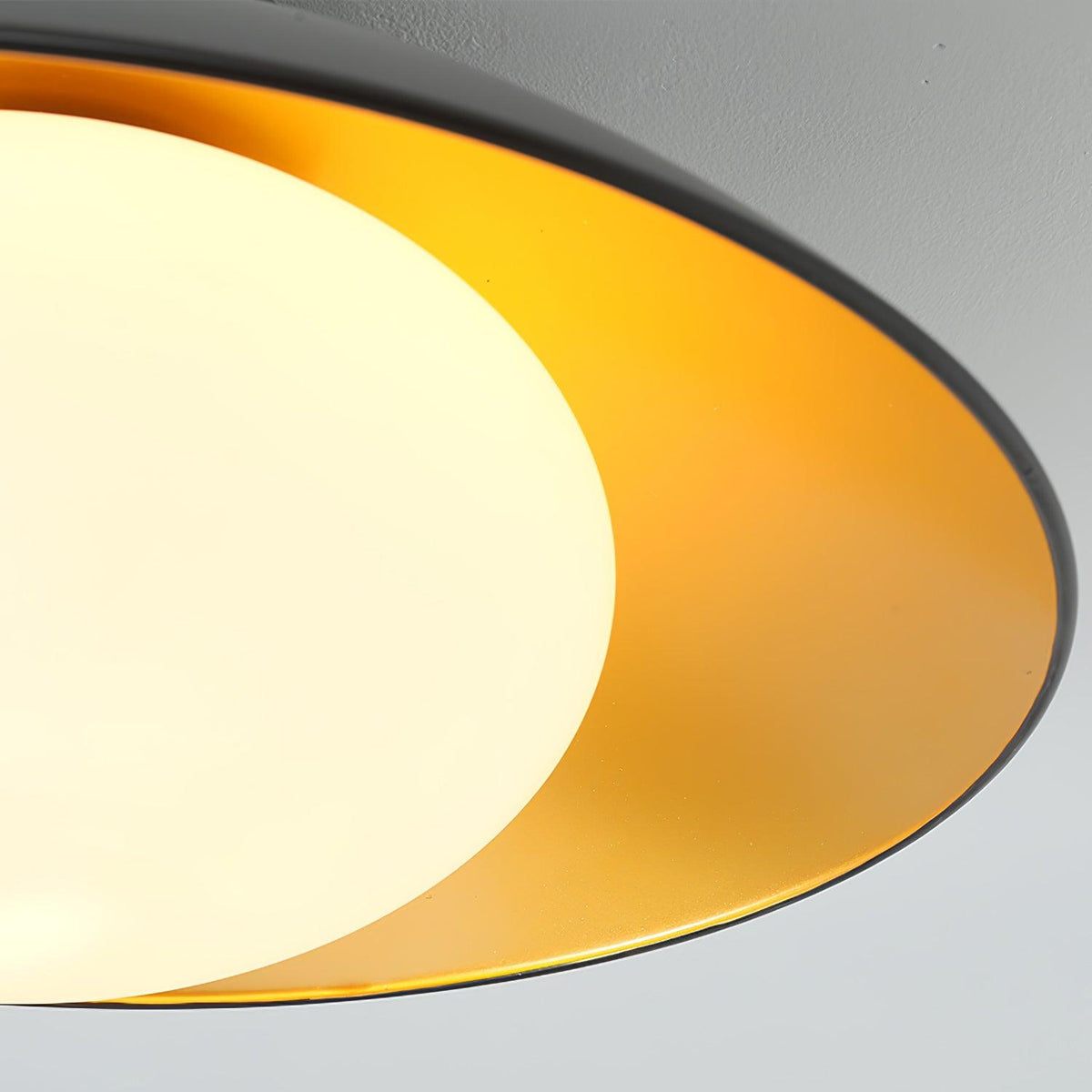 Ombrelle Gold Leaf Dome Ceiling and Wall Light
