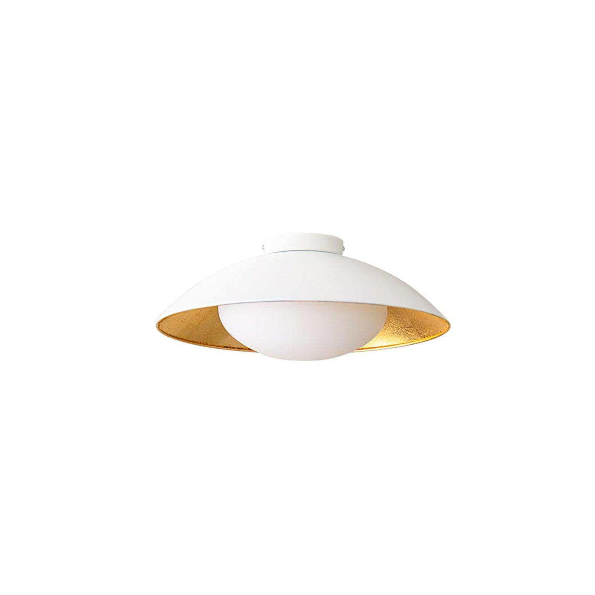 Ombrelle Gold Leaf Dome Ceiling and Wall Light