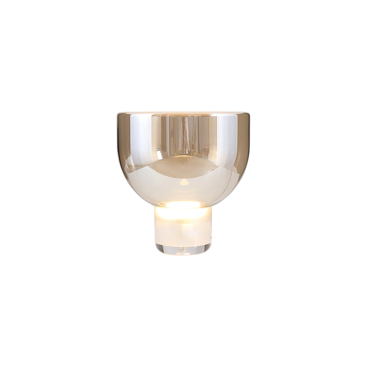 Ambrette Glass Bowl Table Lamp