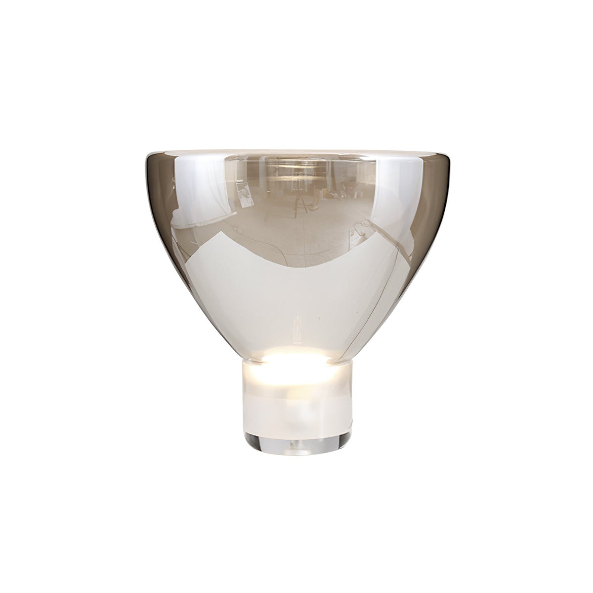 Ambrette Glass Bowl Table Lamp