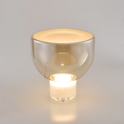 Ambrette Glass Bowl Table Lamp
