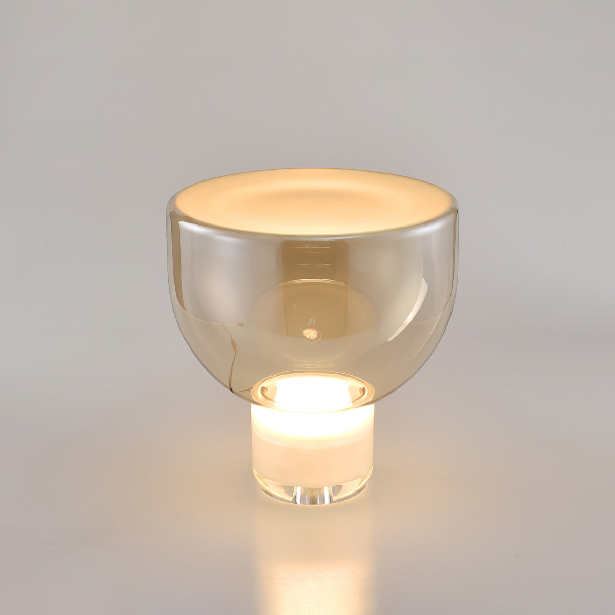 Ambrette Glass Bowl Table Lamp