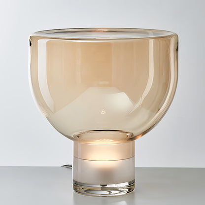 Ambrette Glass Bowl Table Lamp