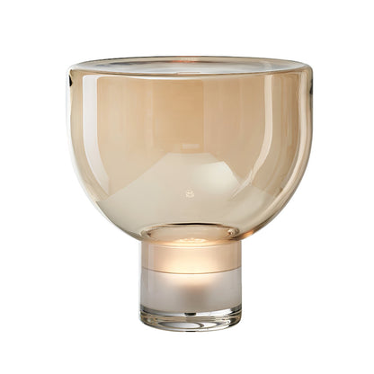 Ambrette Glass Bowl Table Lamp