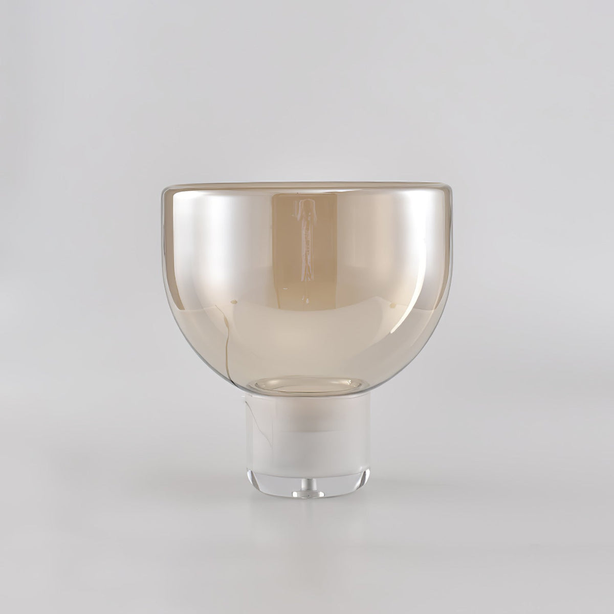 Ambrette Glass Bowl Table Lamp