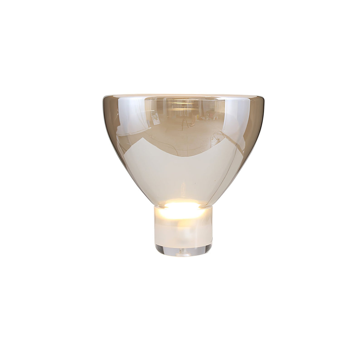 Ambrette Glass Bowl Table Lamp