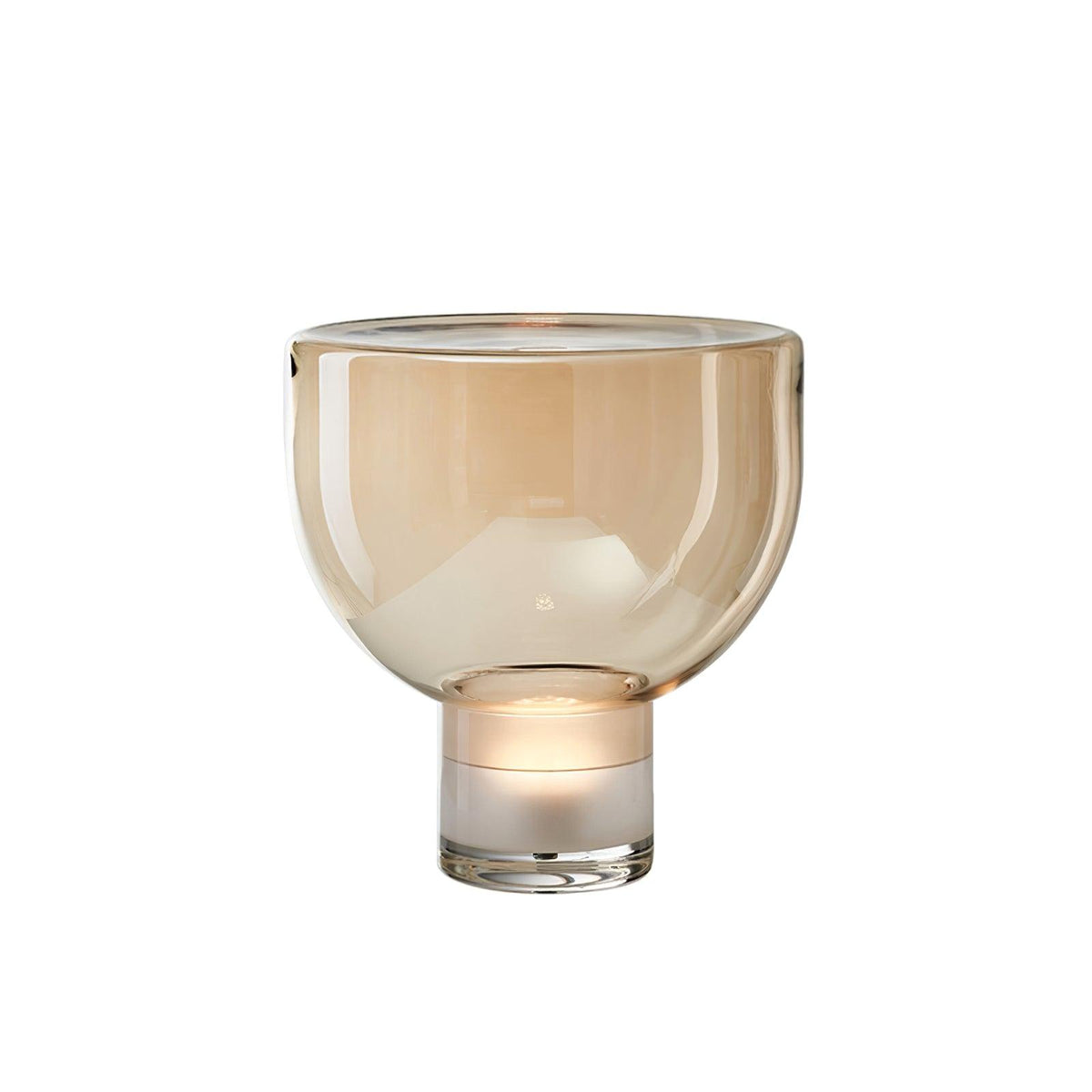 Ambrette Glass Bowl Table Lamp