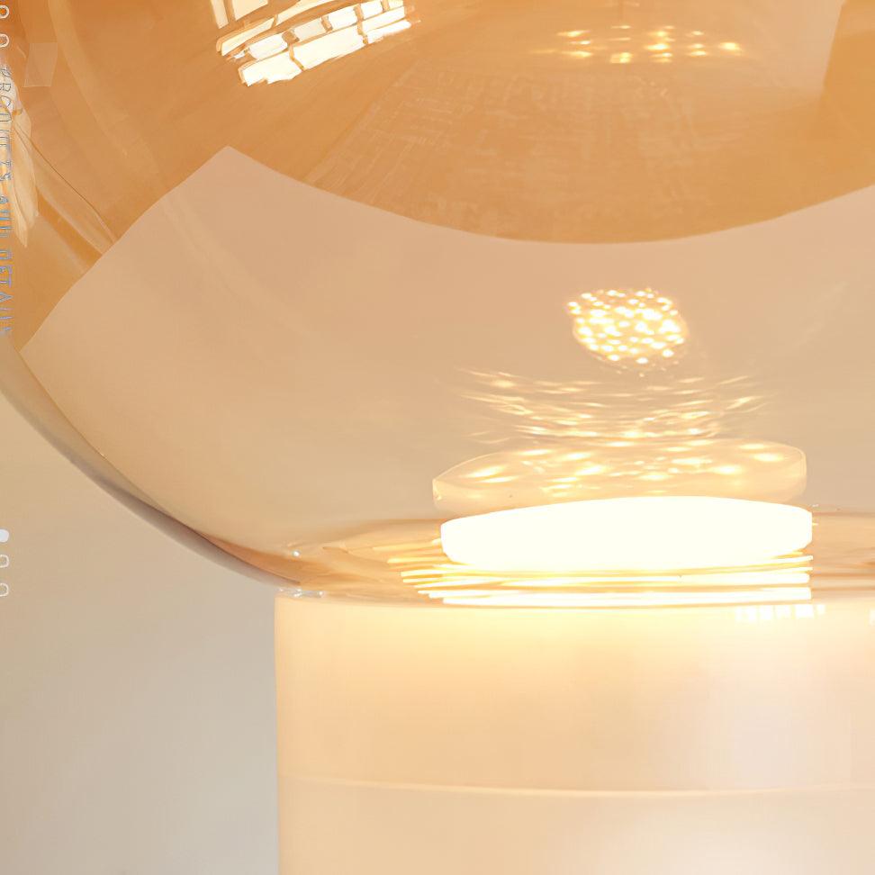 Ambrette Glass Bowl Table Lamp