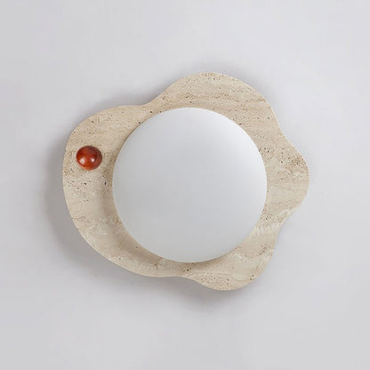 Nuvola Travertine Cloud LED Ceiling Light