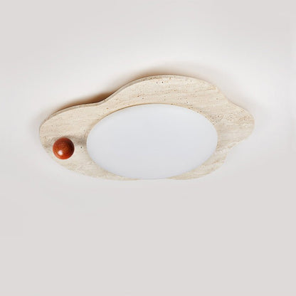 Nuvola Travertine Cloud LED Ceiling Light