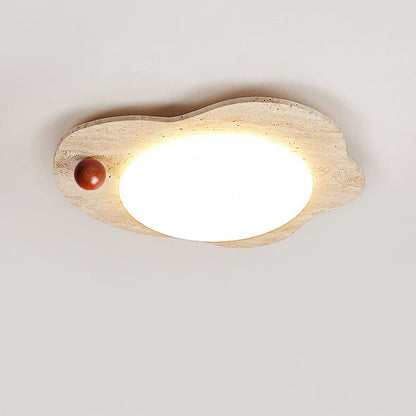 Nuvola Travertine Cloud LED Ceiling Light