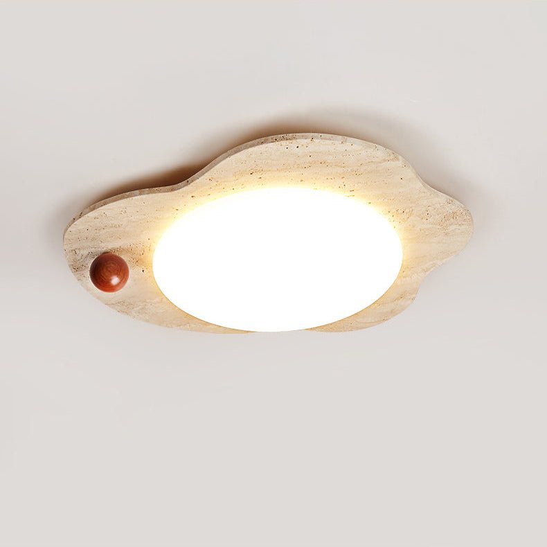 Nuvola Travertine Cloud LED Ceiling Light