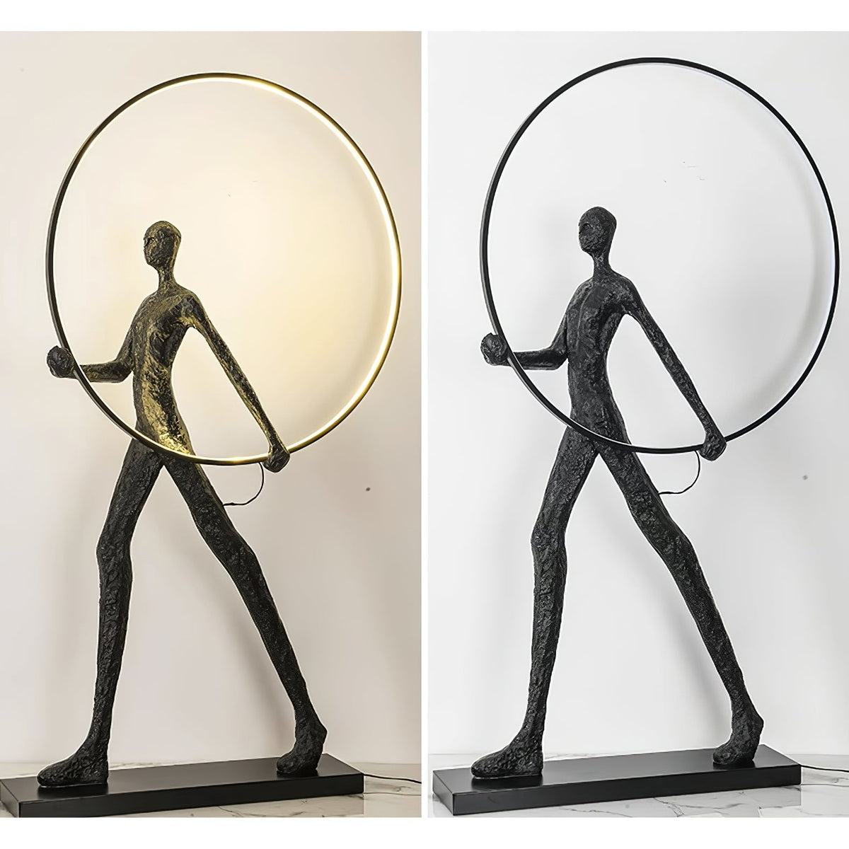 Passeur Sculptural Figure LED Floor Lamp