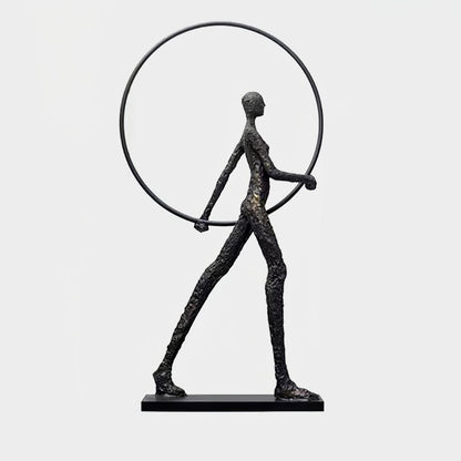 Passeur Sculptural Figure LED Floor Lamp