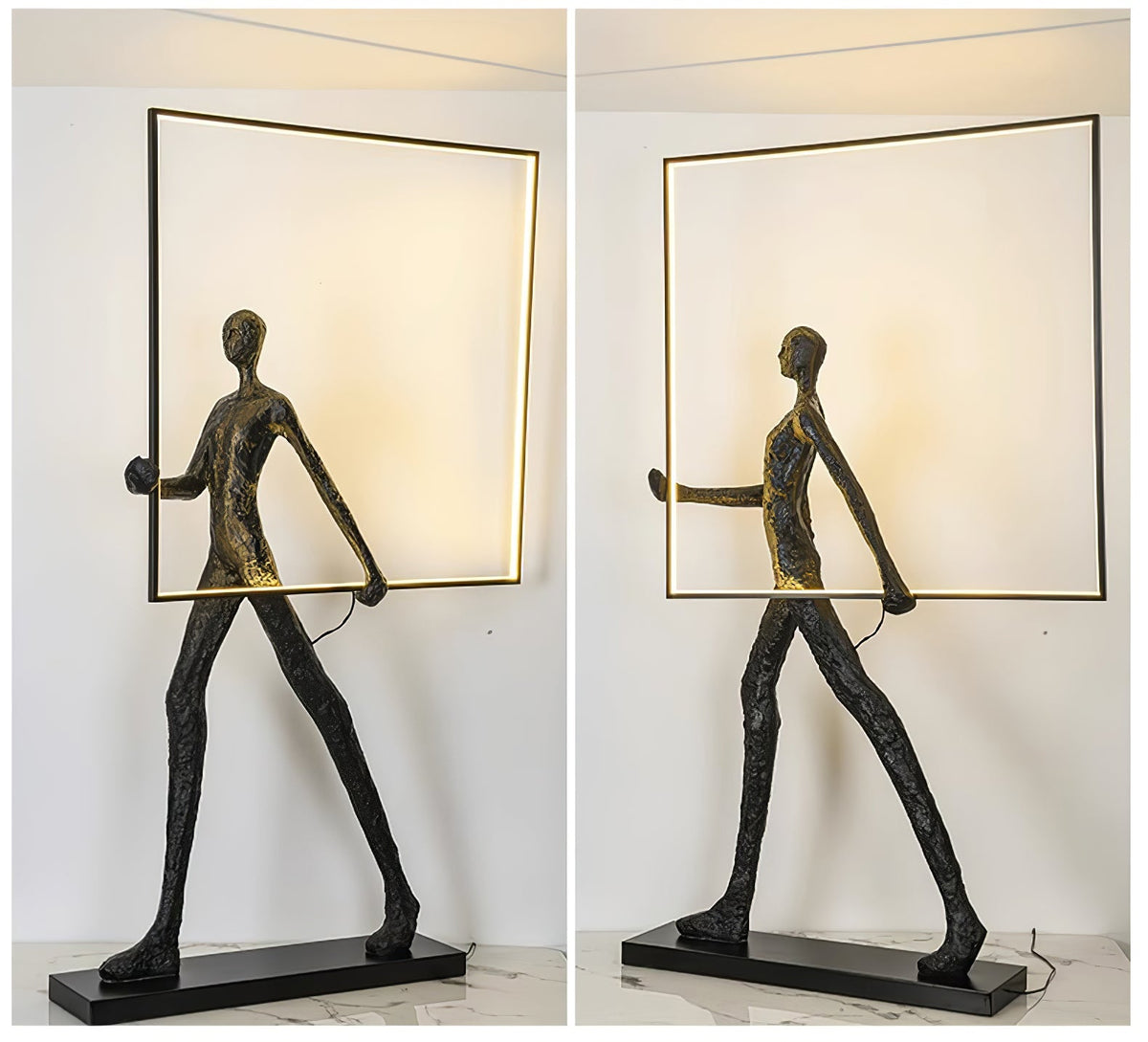 Passeur Sculptural Figure LED Floor Lamp
