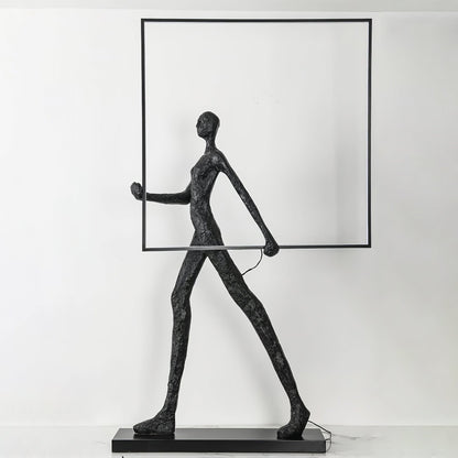 Passeur Sculptural Figure LED Floor Lamp