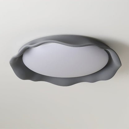 Calanque Microcement Wave LED Ceiling Light