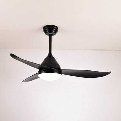 Alize Light Wood Three Blade LED Ceiling Fan Light