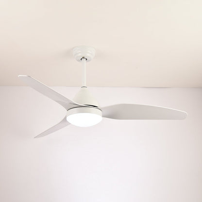 Alize Light Wood Three Blade LED Ceiling Fan Light