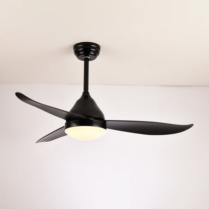 Alize Light Wood Three Blade LED Ceiling Fan Light