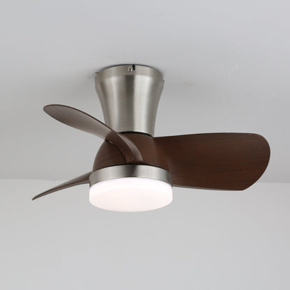 Tramonte Wood Grain LED Ceiling Fan Light