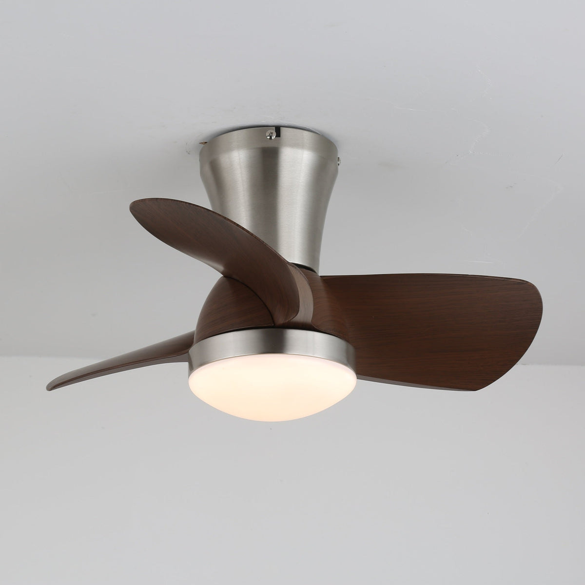 Tramonte Wood Grain LED Ceiling Fan Light
