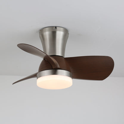 Tramonte Wood Grain LED Ceiling Fan Light