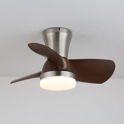 Tramonte Wood Grain LED Ceiling Fan Light