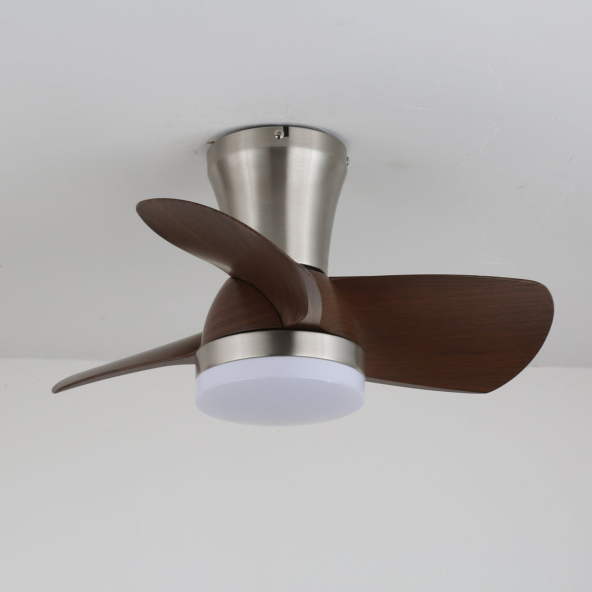 Tramonte Wood Grain LED Ceiling Fan Light