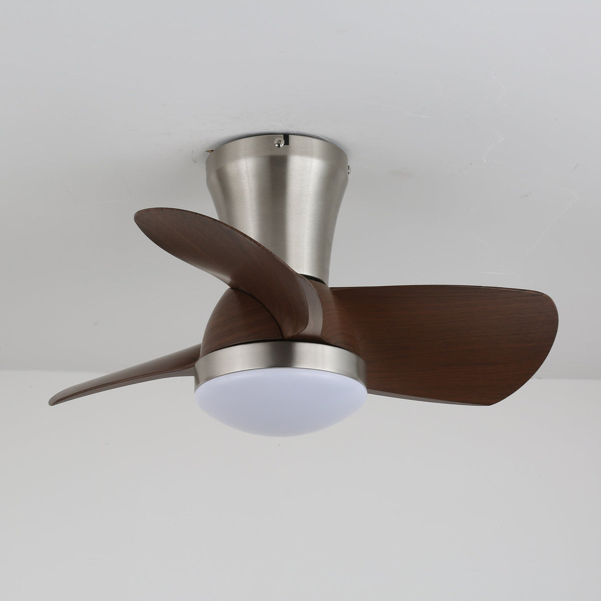 Tramonte Wood Grain LED Ceiling Fan Light