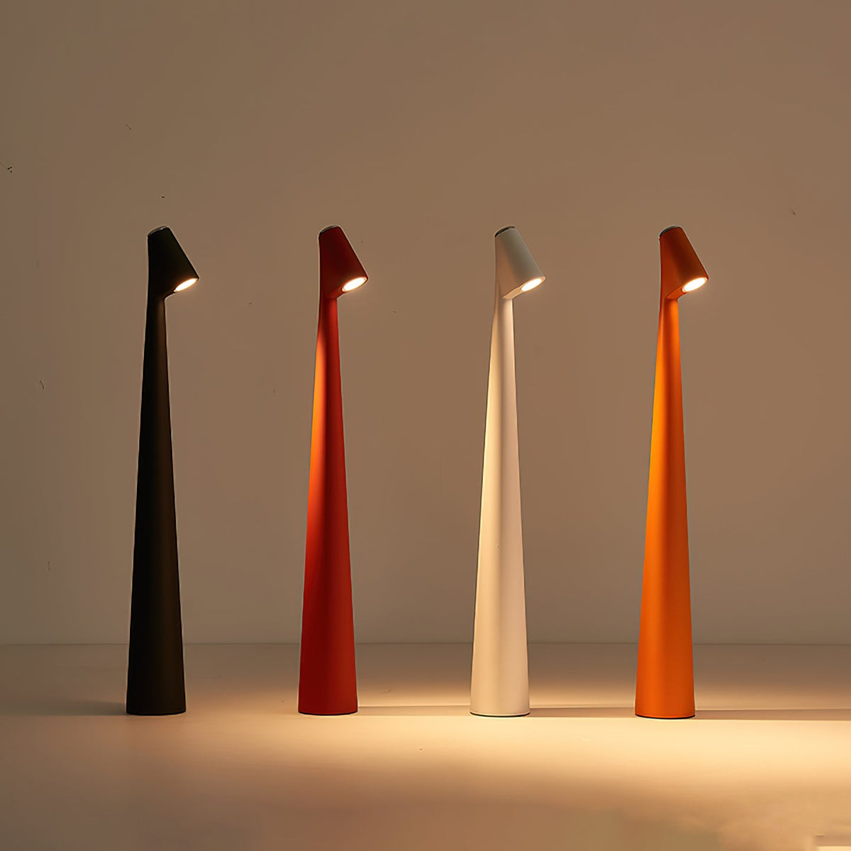 Amaryn Slim Cone Rechargeable LED Table Lamp