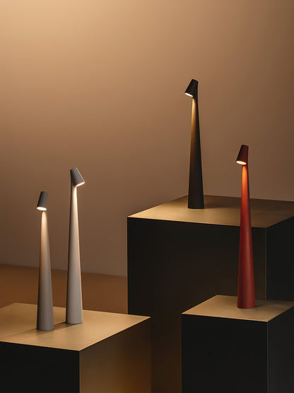 Amaryn Slim Cone Rechargeable LED Table Lamp