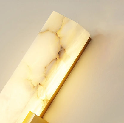 Adrielle Slim Alabaster LED Wall Sconce