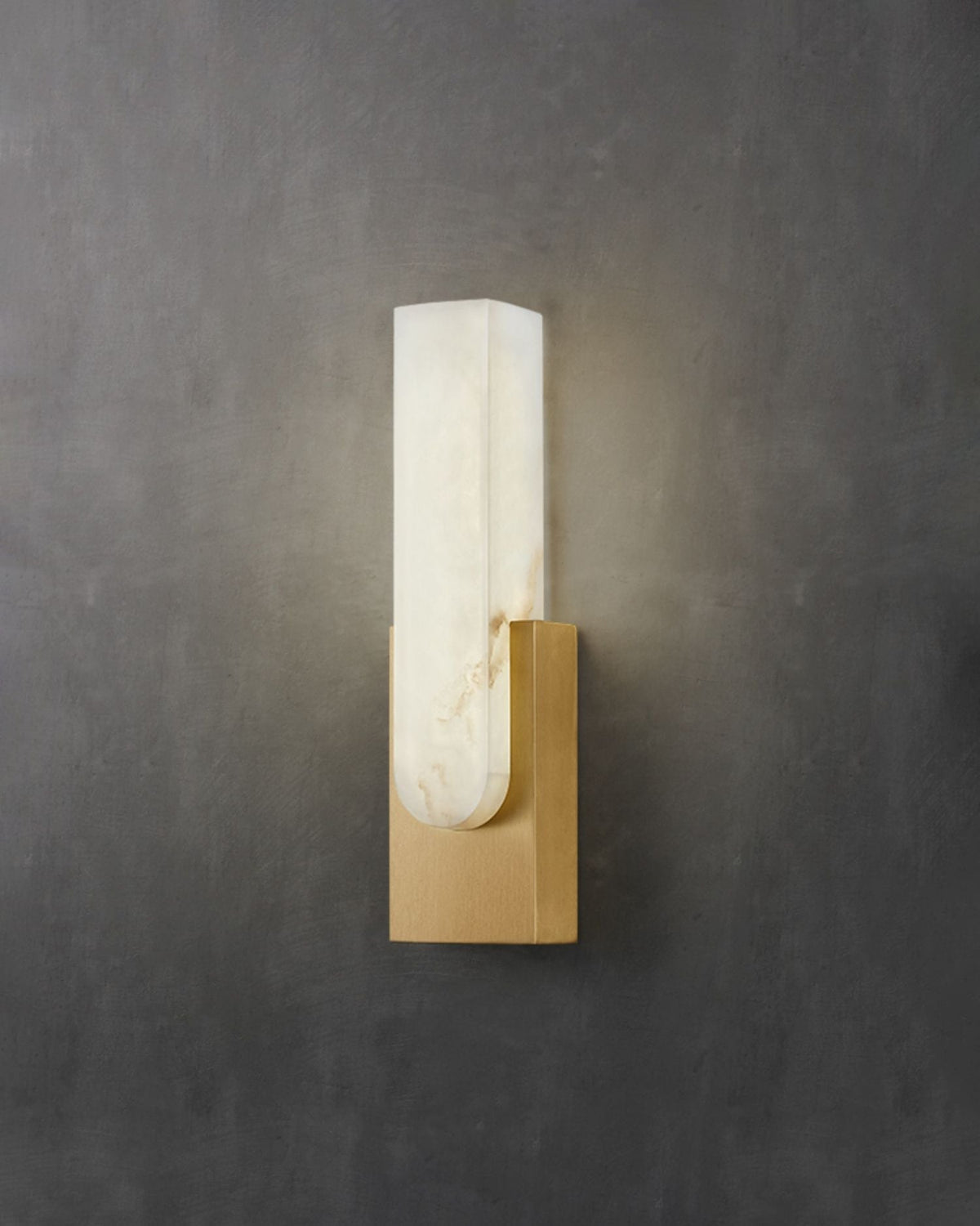 Adrielle Slim Alabaster LED Wall Sconce