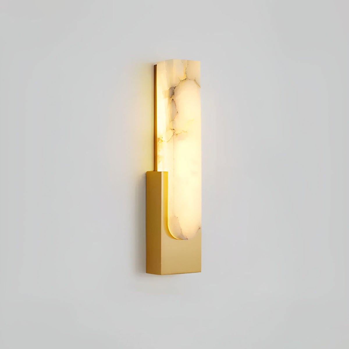 Adrielle Slim Alabaster LED Wall Sconce