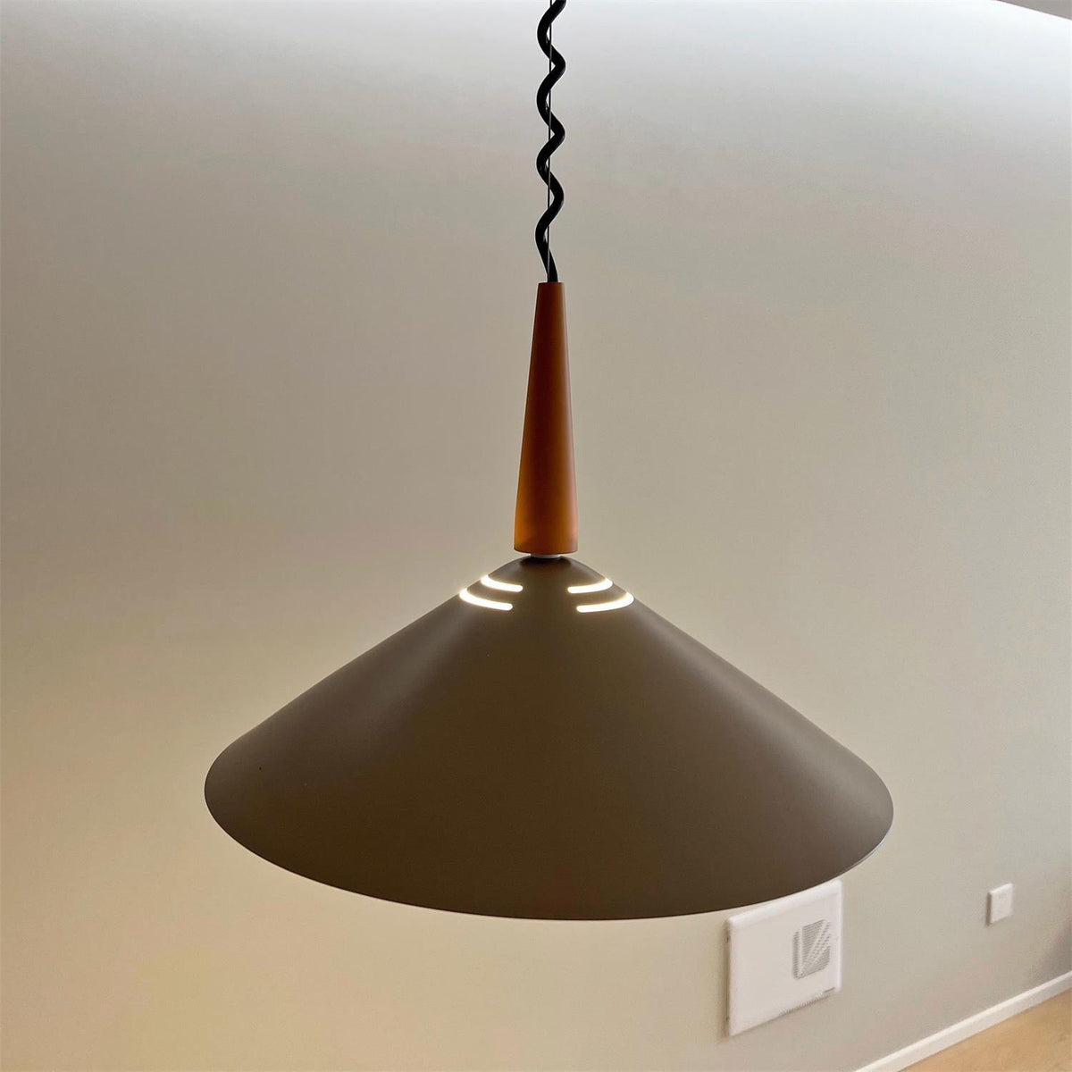 Aelith Retro Cone Retractable Pendant Light