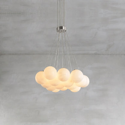 Alix Alabaster Ball Cluster Chandelier