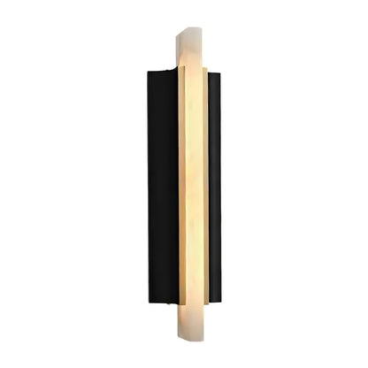 Amelie Black Blade Alabaster LED Wall Sconce