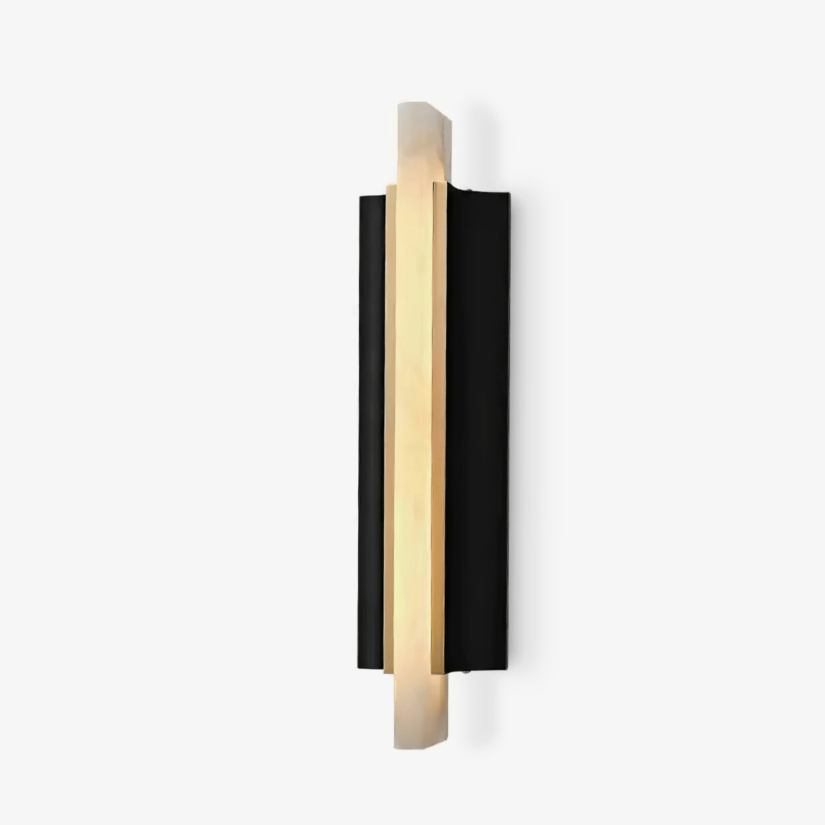 Amelie Black Blade Alabaster LED Wall Sconce
