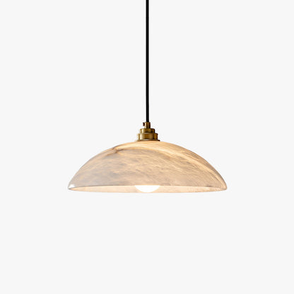 Dahlia Alabaster Dome Pendant Light