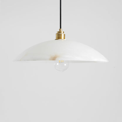 Dahlia Alabaster Dome Pendant Light