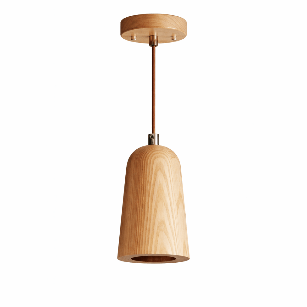 Valentine Solid Wood Taper Mini Pendant Light