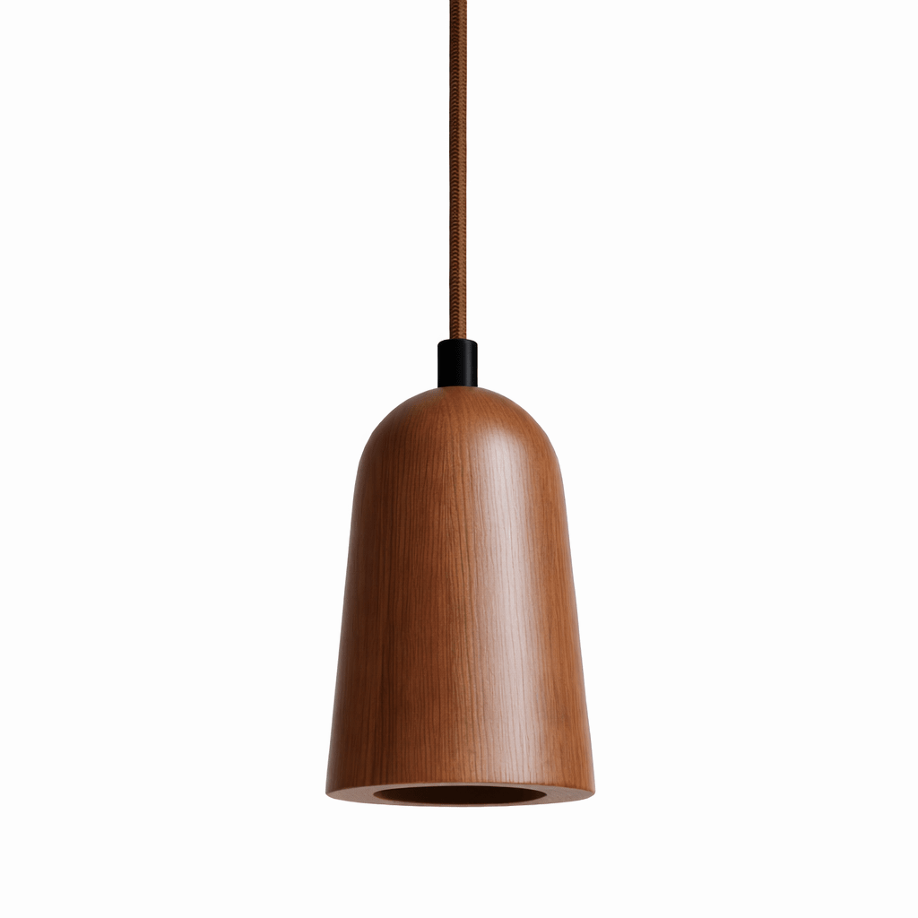 Valentine Solid Wood Taper Mini Pendant Light