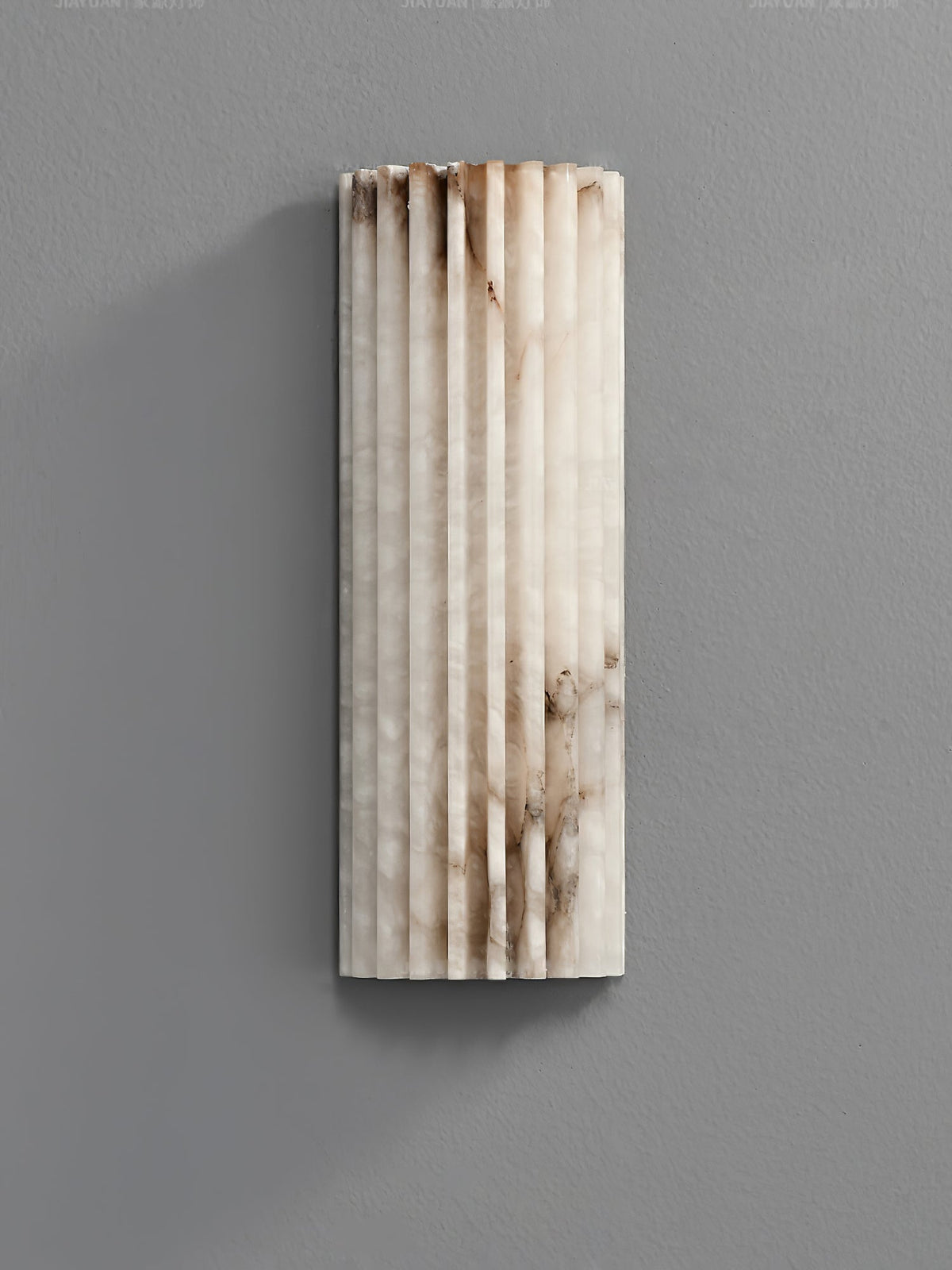 Alvia Genuine Alabaster Dimmable LED Wall Sconce