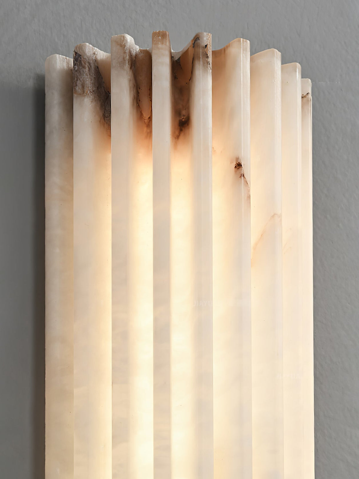 Alvia Genuine Alabaster Dimmable LED Wall Sconce