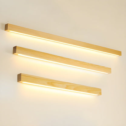 Arlo Linear Wood LED Wall Light