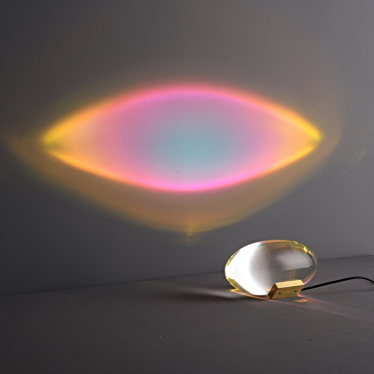 Atman Crystal Glass LED Table Lamp