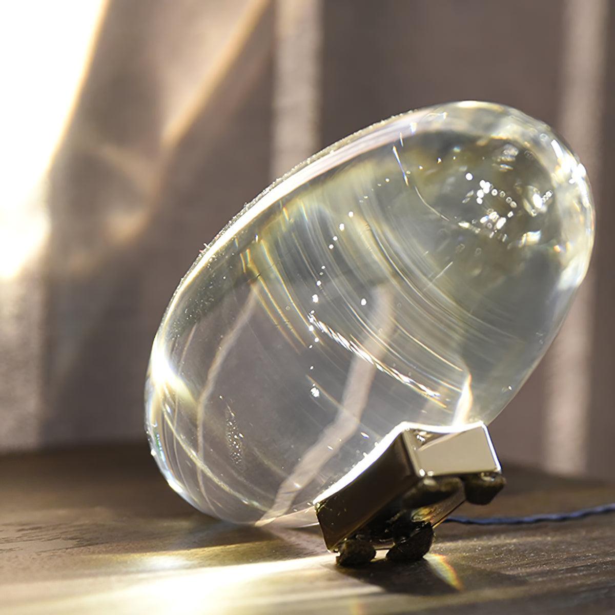 Atman Crystal Glass LED Table Lamp
